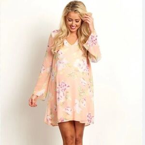 PINK BLUSH ⭐️chiffon maternity  dress